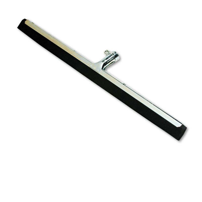 Unger Water Wand Standard Floor Squeegee, 22" Wide Blade, Black Rubber, Insert Socket - UNGMW550