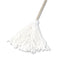 Boardwalk Deck Mop, 48" Wooden Handle, 16Oz Rayon Fiber Head, 6/Pack - BWK116R