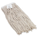 Boardwalk Cut-End Wet Mop Head, Cotton, No. 16 Size, White - BWK2016CEA