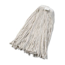 Boardwalk Cut-End Wet Mop Head, Cotton, No. 32, White, 12/Carton - BWK2032CCT
