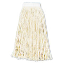 Boardwalk Premium Cut-End Wet Mop Heads, Cotton, 16Oz, White, 12/Carton - BWK216CCT