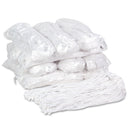 Boardwalk Premium Cut-End Wet Mop Heads, Rayon, 20Oz, White, 12/Carton - BWK220RCT