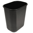 Boardwalk Soft-Sided Wastebasket, 28 Qt, Black - BWK28QTWBBLA