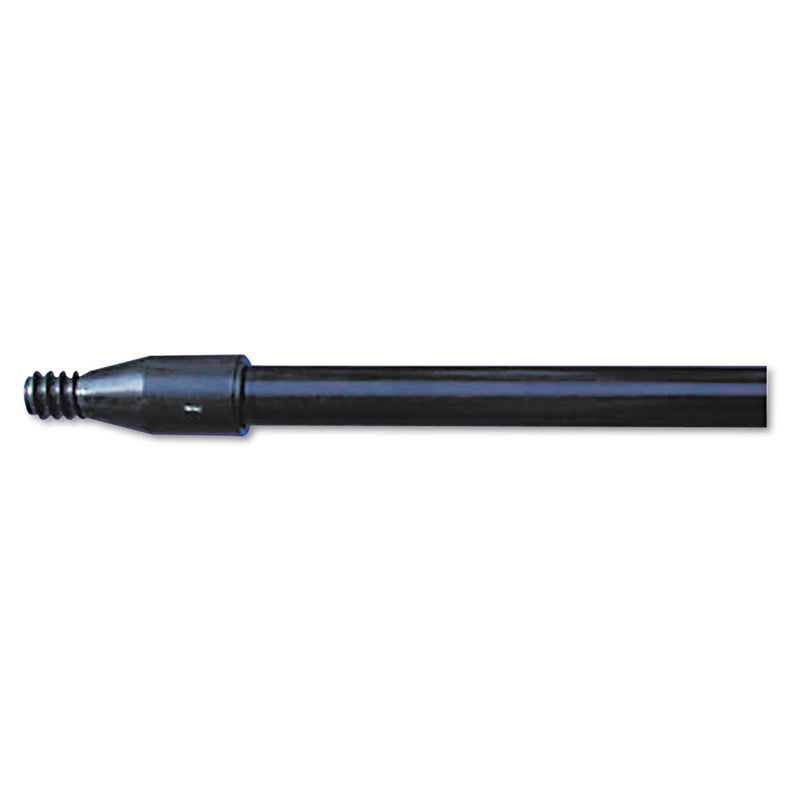 Boardwalk Fiberglass Broom Handle, Nylon Plastic Threaded End, 1" Dia. X 60" Long, Black - BWK636