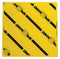Brady Magnetic Drain Cover, 18 in Length, 18 in Width, 24 to 25 mil Thickness, Vinyl Material - 96228