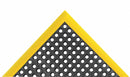 Notrax Drainage Runner, 10 ft 4 in L, 3 ft 2 in W, 7/8 in Thick, Rectangle, Black with Yellow Border - 549S3124YB