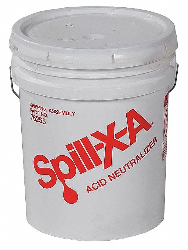 Ansul Solidifying Acid Neutralizer Kit, Neutralizes Acids, Granular, 50 lb - SPILL-X-A 76255
