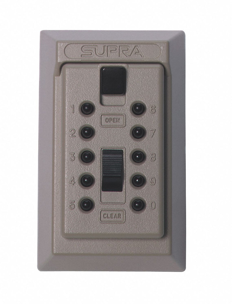 Kidde Lock Box, Push Button, 5 Key Capacity, Mounting Type: Surface - 1409