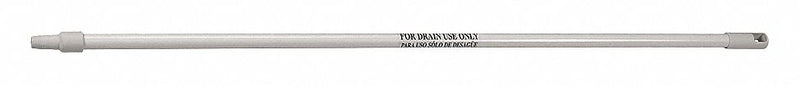 Remco Drain Brush Handle, Fibrglass, White, 53" - 6053DRN