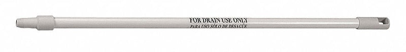 Remco Drain Brush Handle, Fiberglass, Whte, 36" - 6036DRN