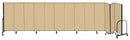 Screenflex Portable Room Divider, Number of Panels 13, 4 ft. Overall Height, 24 ft. 1" Overall Width - CFSL4013 BEIGE