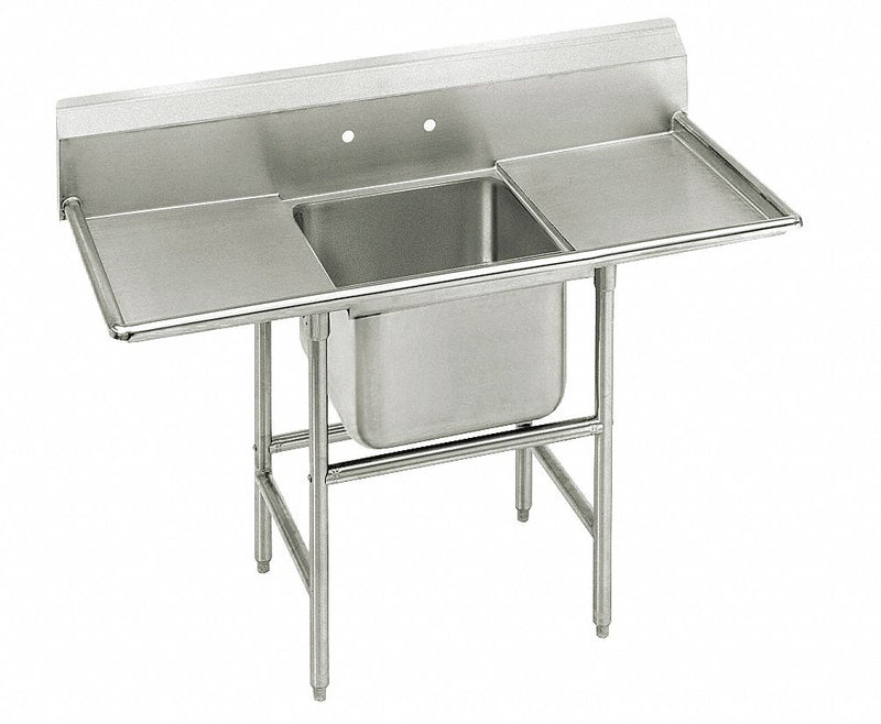Advance Tabco Advance Tabco, Super Saver Series, 24 in x 24 in, Stainless Steel, Regaline Sink - 9-41-24-24RL