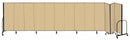 Screenflex Portable Room Divider, Number of Panels 13, 5 ft. Overall Height, 24 ft. 1" Overall Width - CFSL5013 BEIGE