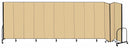 Screenflex Portable Room Divider, Number of Panels 13, 6 ft. 8" Overall Height, 24 ft. 1" Overall Width - CFSL6813 BEIGE