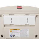 Rubbermaid Baby Changing Station, Vertical, Flush Mount, Polypropylene - FG781988LPLAT