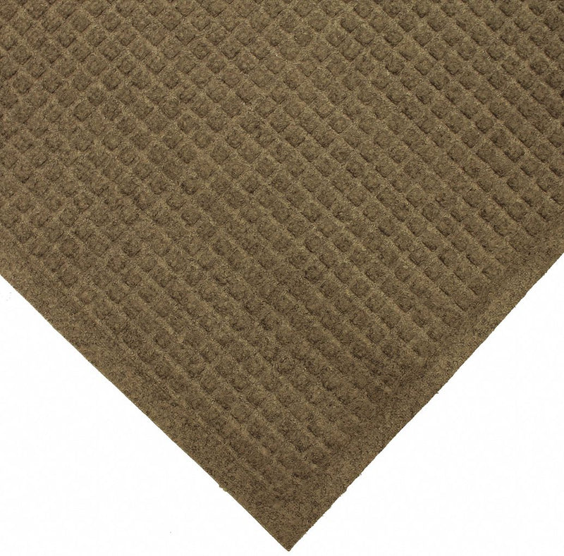 Condor Indoor Entrance Mat, 3 ft L, 24 in W, 3/8 in Thick, Rectangle, Brown - 9P227