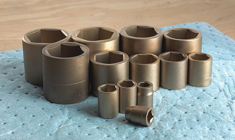 Ampco 13/16 in Aluminum Bronze Socket with 1/2 in Drive Size and Natural Finish - SS-1/2D13/16