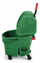Rubbermaid Green Polypropylene Mop Bucket and Wringer, 8-3/4 gal. - FG757888GRN