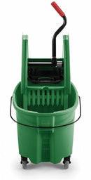 Rubbermaid Green Polypropylene Mop Bucket and Wringer, 8-3/4 gal. - FG757888GRN