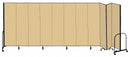 Screenflex Portable Room Divider, Number of Panels 11, 7 ft. 4" Overall Height, 20 ft. 5" Overall Width - CFSL7411 BEIGE