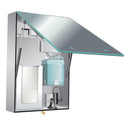 ASI Velare Behind the Mirror System w/ Foam Soap Dispenser and Paper Towel Dispenser - 0663-T
