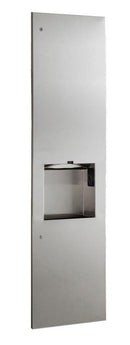 Bobrick B-38031 115V Towel Dispenser, Hand Dryer & Waste, Recessed 8-inch, 115V