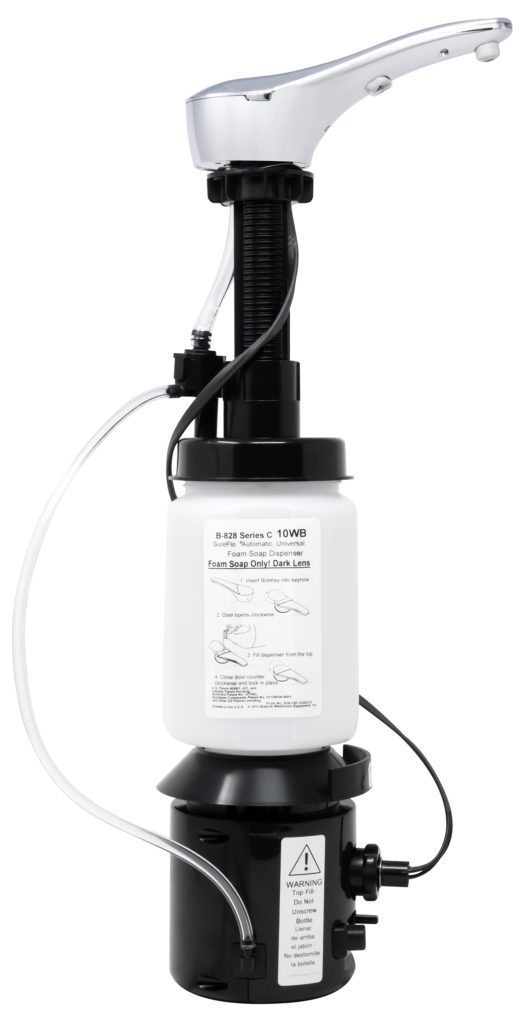 Bobrick B-828 Top Fill Bulk Countermount Soap Dispenser, Foam