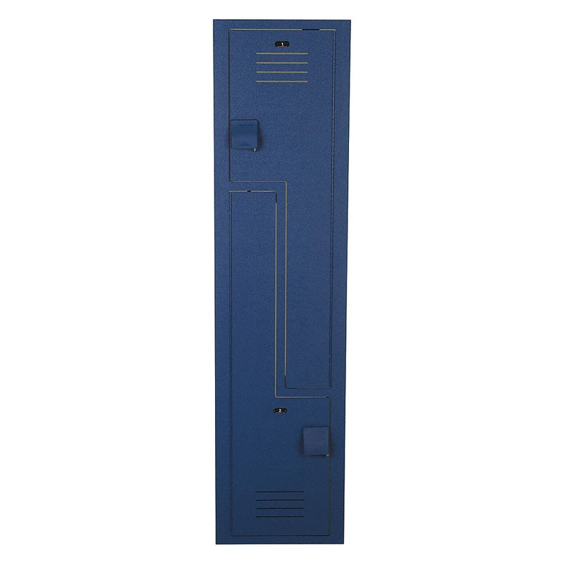 Bradley Deep Blue Wardrobe Z Locker, (1) Wide, (2) Tier Openings: 2, 18 in W X 18 in D X 72 in H - LK181872ZHV-203