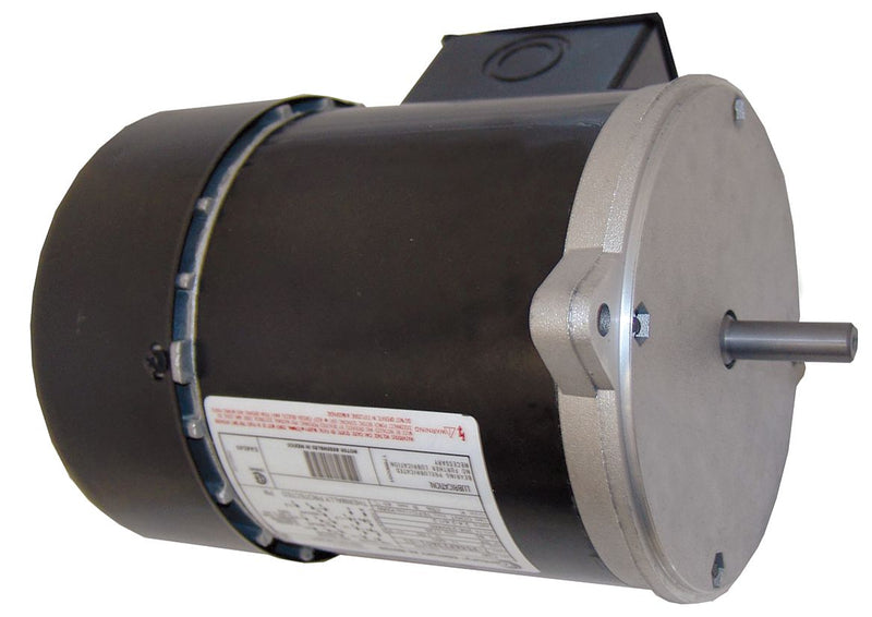 Century 1/2 HP Auger Drive Motor, 3-Phase, 1725 Nameplate RPM, 208-230/460 Voltage, Frame 56N - C346