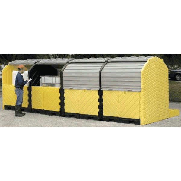 Ultratech IBC Containment Unit, Covered, 365 gal Spill Capacity, 9,000 lb - 1167