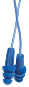 Kimberly Clark 26dB Reusable Flanged Shape Ear Plugs; Corded, Blue, Universal - 13822