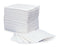 Oil-Dri 19" x 15" Light Absorbent Pad for Oil Only / Petroleum, White; PK200 - L90851