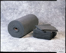 Oil-Dri 18" x 18" Heavy Absorbent Pad for Universal/Maintenance, Dark Gray; PK50 - L90714
