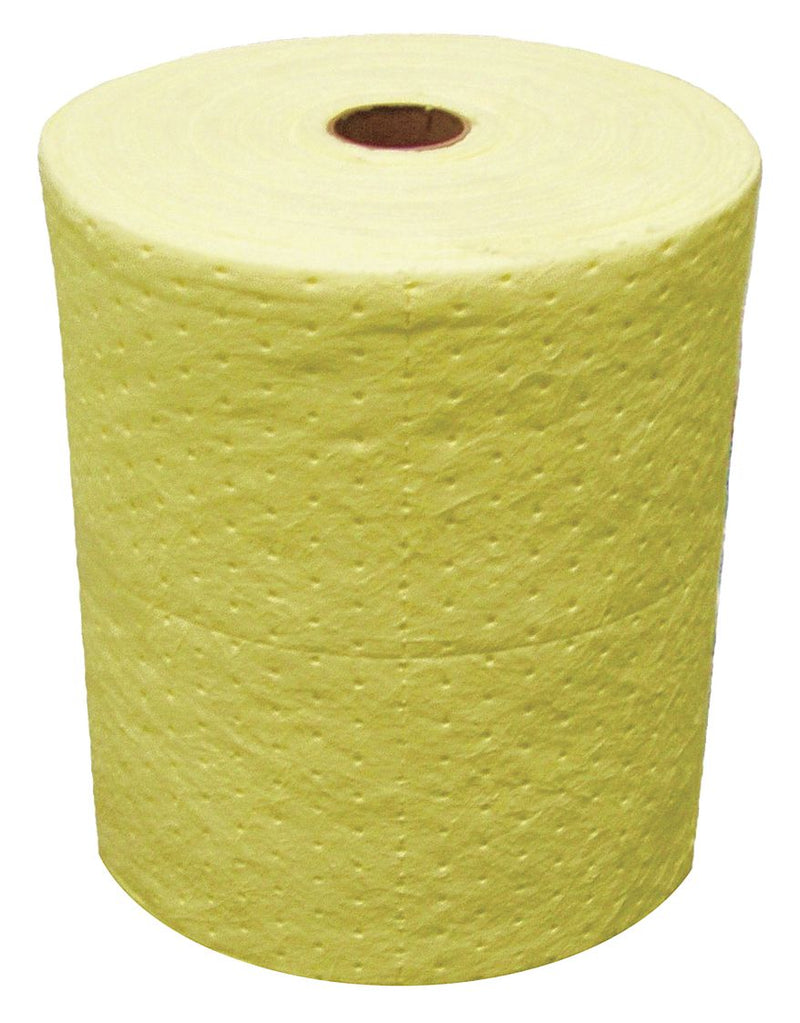 Oil-Dri Meltblown Polypropylene Absorbent Roll, Fluids Absorbed: Chemical / Hazmat, 150 ft. Length - L90835