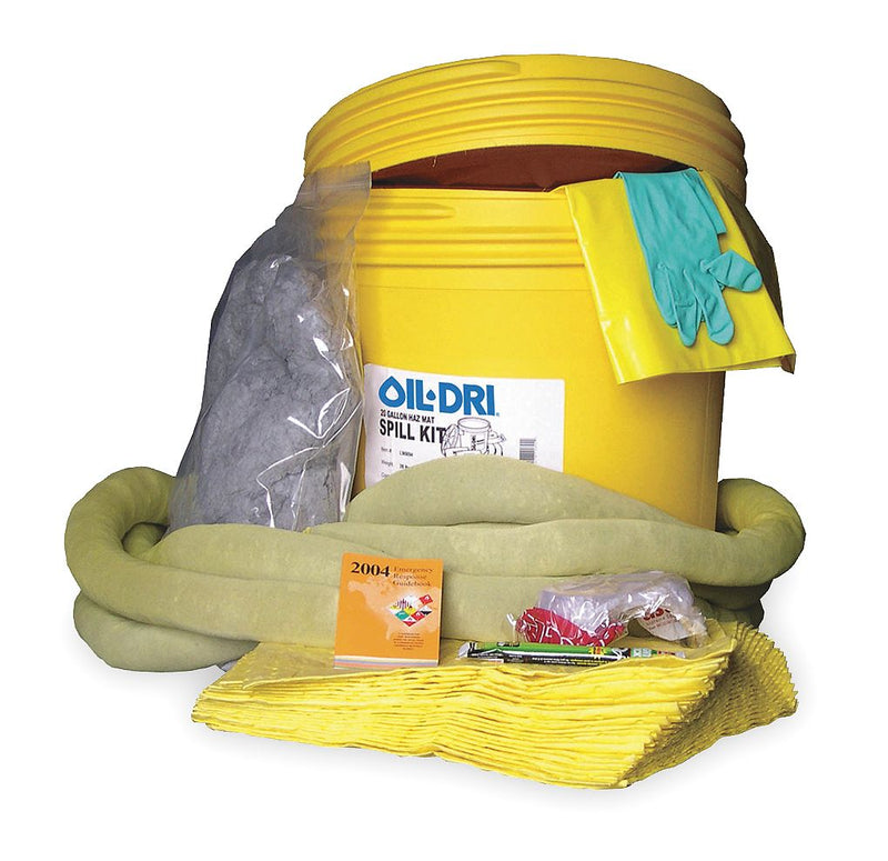 Oil-Dri Chemical / Hazmat Spill Kit, 20 gal. Drum - L90894