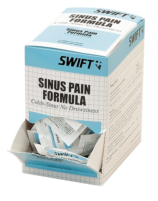 Swift Sinus Pain Tablet; PK250 - 2107250