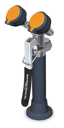 Watersaver Eyewash w/Drench Hose, Deck Flange, 4-1/8W - EW1022