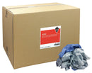 Tough Guy Assorted Recycled Cotton Sheeting Cloth Rag, 50 lb. Box, 1EA - 13Y363