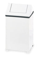 Rubbermaid 14 gal. Square White Trash Can - FGT1414EPLWH