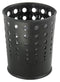 Safco 6 gal. Round Black Wastebasket, Package Quantity 3 - 9740BL