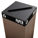 Safco Black Recycling Lid - 2987BL