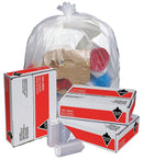 Tough Guy 33 gal. HDPE Heavy Trash Bags, Coreless Roll, Clear, 250PK - 49P431