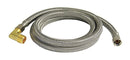 Kissler & Co 60"L Stainless Steel Braided Dishwasher Connector for Dishwasher - 88-2060