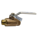 Apollo Ball Valve, Lead-Free Bronze, Inline, 2-Piece, Pipe Size 1 in, Connection Type FNPT x MNPT - 70LF80501