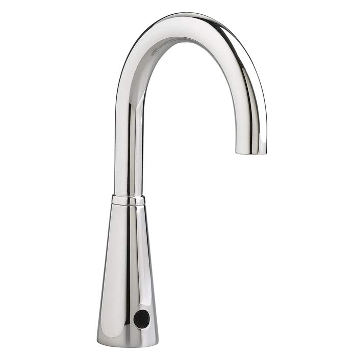 American Standard Chrome, Gooseneck, Bathroom Sink Faucet, Motion Sensor Faucet Activation, 1.5 gpm - 6055193.002