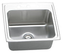 Elkay 22" x 19-1/2" x 10-1/8" Drop-In Sink with Faucet Ledge with 18" x 14" Bowl Size - DLR2219103