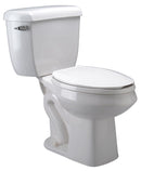 Zurn EcoVantage Two Piece Tank Toilet, 1.0 Gallons per Flush, White - Z5576