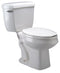 Zurn EcoVantage Two Piece Tank Toilet, 1.0/1.6 Gallons per Flush, White - Z5572