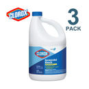 Clorox Concentrated Germicidal Bleach, Regular, 121Oz Bottle, 3/Carton - CLO30966CT