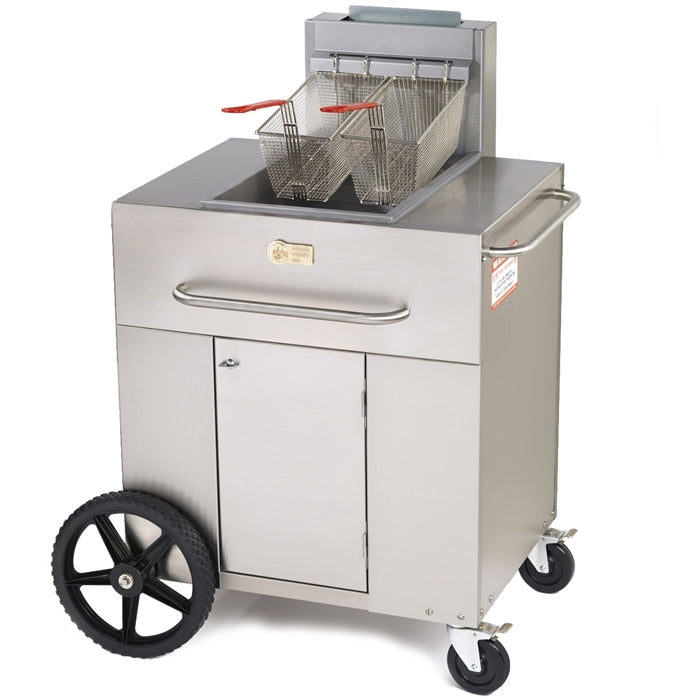 Crown Verity CV-PF-1NG Outdoor Portable Fryer (Single Well) Natural Gas